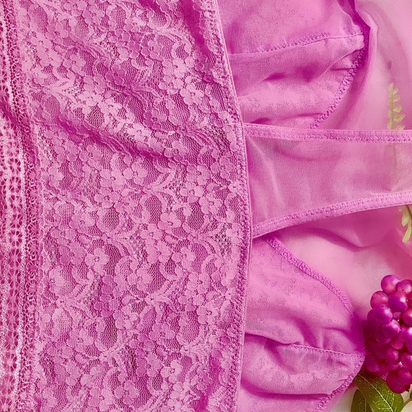 Free People lilac/lavender sheer bra size Medium. - Picture 6 of 6